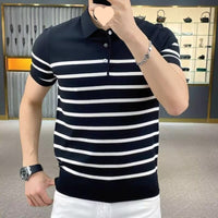 Lapel Knitted T-shirt